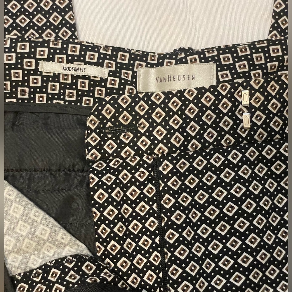Van Heusen Modern Fit Stretch Extensible Pants Sz 12 - Picture 3 of 10